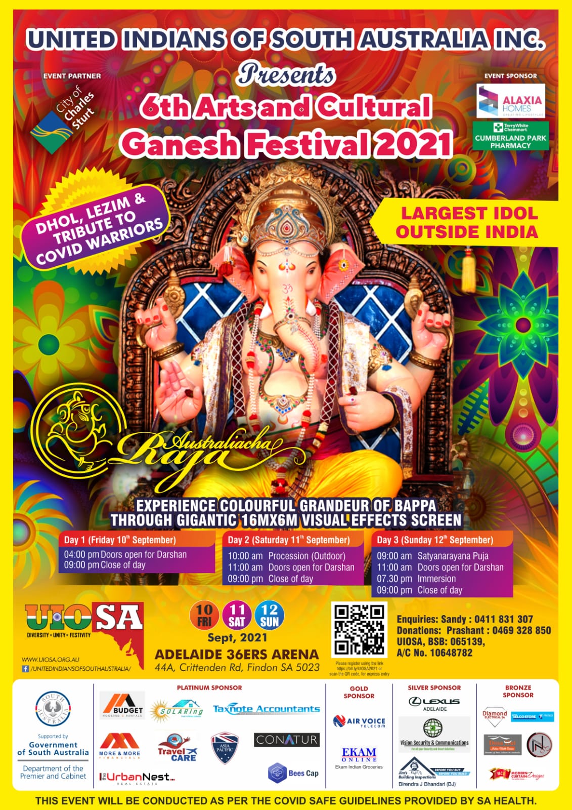 Sponsors Australiacha Raja